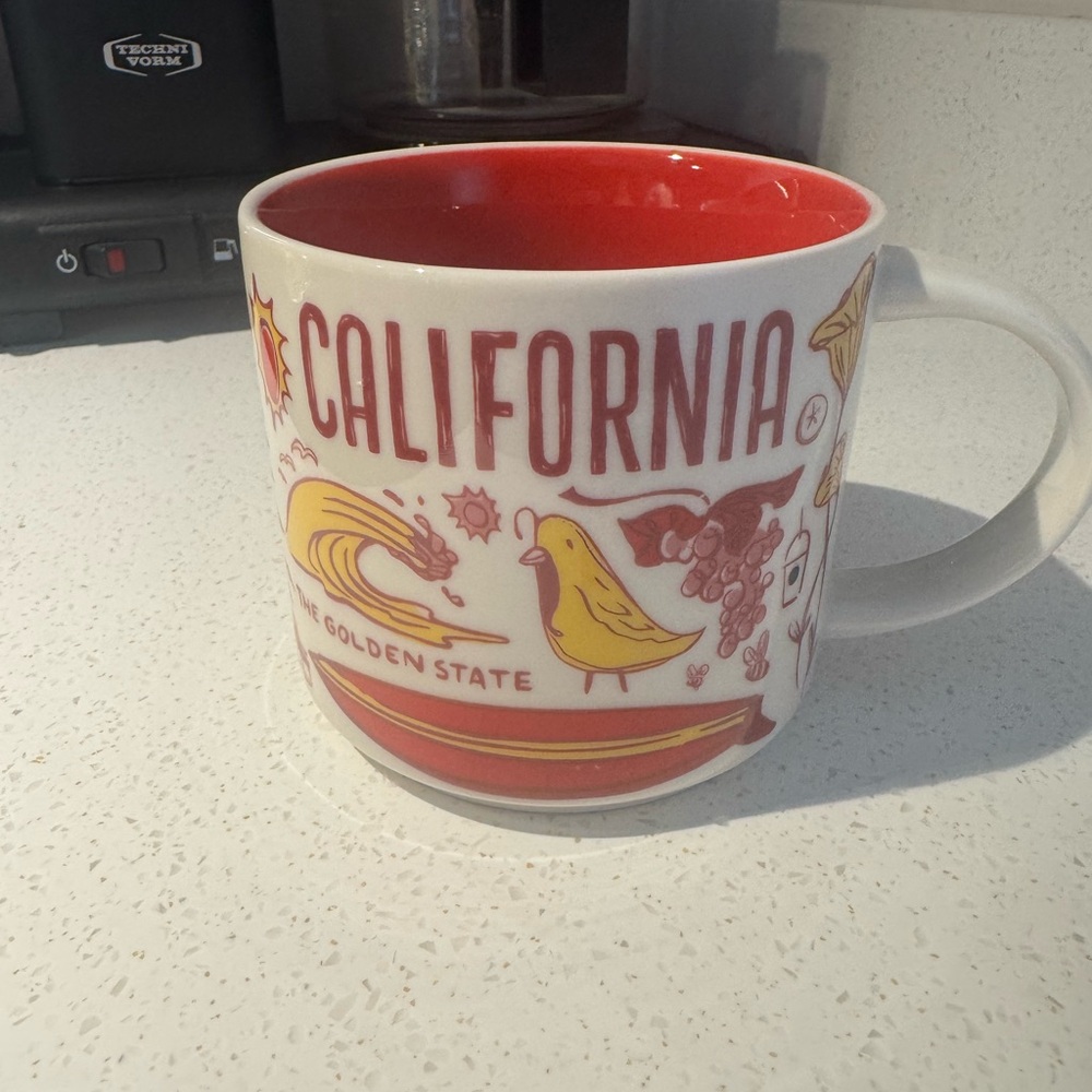 Starbucks California Mug - Red and White